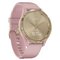 Garmin Vivomove 3S Smart Watch - Light Gold / Dust Rose Band