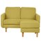 Argos Home Remi 2 Seater Fabric Chaise in a Box - Yellow