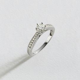 Revere 9ct White Gold 0.50ct Diamond Solitaire Ring