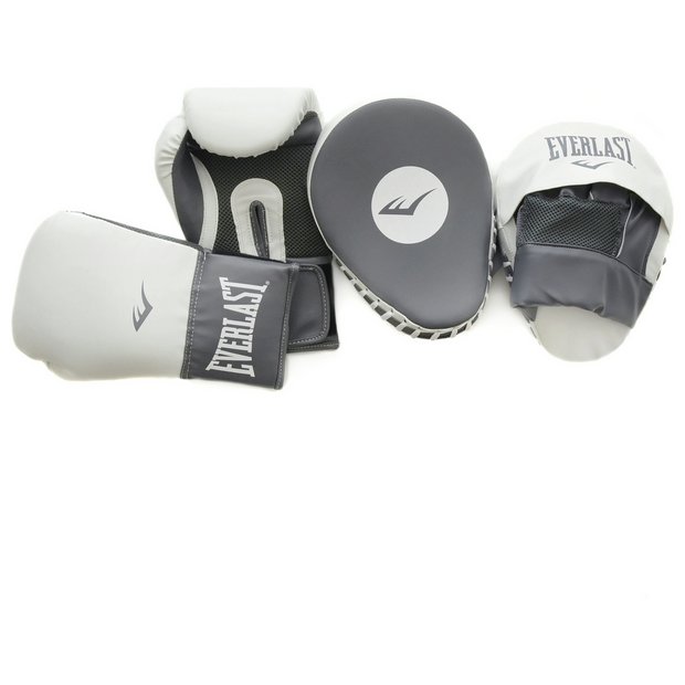 Buy Everlast Boxercise Kit - White/Grey, Boxing gloves