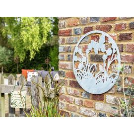 Garden by Sainsbury's Metal Floral Scene Garden Wall Art