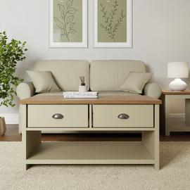 GFW Lancaster 2 Drawer Coffee Table