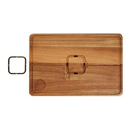 Habitat Winters Bouquet Acacia Wood Chop and Carve Board