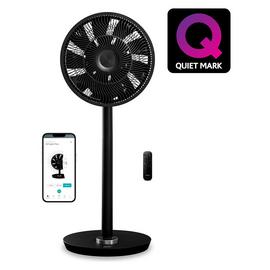 Duux Whisper Flex Black Smart Pedestal Fan