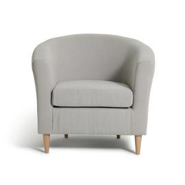 Habitat Fabric Tub Chair - Natural