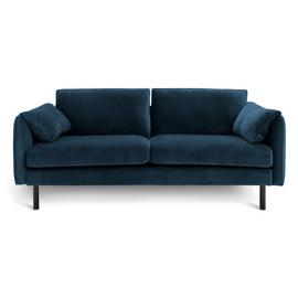 Habitat Bexley Fabric 3 Seater Sofa in a Box - Navy