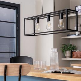 Argos Home Carriage Metal Flush Ceiling Light - Matt Black