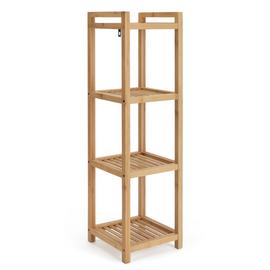Habitat 4 Shelf Bamboo Storage Caddy - Bamboo