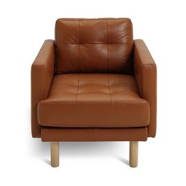 Habitat Newell Leather Armchair - Tan