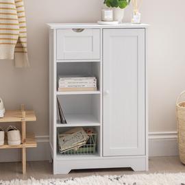 Argos Home 1 Door Cabinet - White