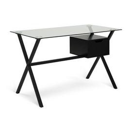 Habitat Dria 1 Drawer Desk - Black