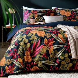 Habitat Cotton Christmas Botanical Bedding Set