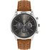 Spirit Men's Brown Faux Suede Strap Watch