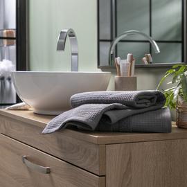 Habitat Organic Cotton Waffle Patterned 2 Pack Hand Towel