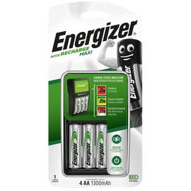 Energizer Maxi Battery Charger with 4 AA Batteries