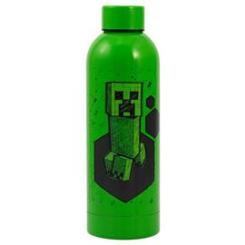 Zak Minecraft Stainless Steel Creeper Water Bottle - 700ml