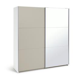 Habitat Holsted Mirror 180cm Sliding Wardrobe