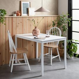 Argos Home Toby 4 Seater Dining Table - White