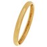 Revere 9ct Gold Rolled Edge D-Shape Wedding Ring - 2mm