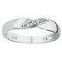 Revere 9ct White Gold Diamond Accent Wedding Ring - 3mm