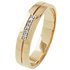 Revere 9ct Gold Diamond Set 'I Love You' Wedding Ring - 4mm