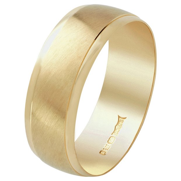 Buy 9ct Gold Satin Finish Wedding Ring at Argos.co.uk - Your Online