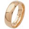 Revere 9ct Yellow Gold Plain D-Shape Wedding Ring - 6mm