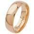Revere 9ct Yellow Gold Plain D-Shape Wedding Ring - 6mm