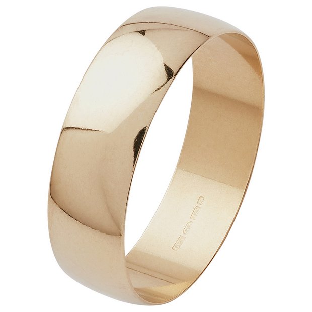 Buy 9ct Gold Lightweight Court Shape Wedding Ring 6mm at Argos.co.uk Your Online Shop for