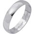 Revere 9ct White Gold Heavyweight Message Wedding Ring - 4mm