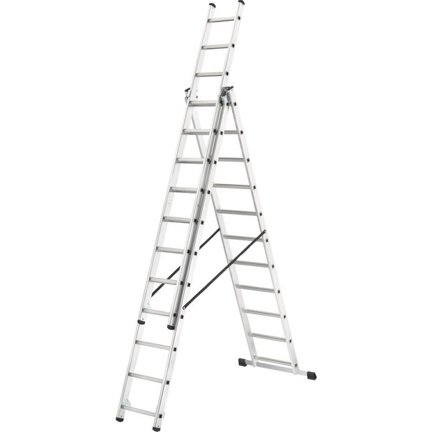 Buy Hailo Combination 11 Rung Extension Ladder at Argos.co.uk Your