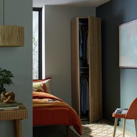 Habitat Atlas 1 Door Wardrobe - Oak