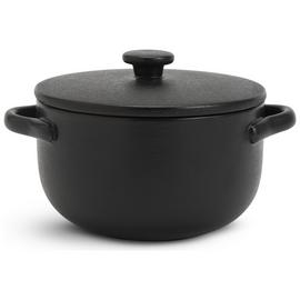 Habitat 2 Piece Stoneware Mini Casserole Dish - Black