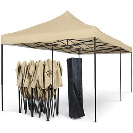 All Seasons 3m x 6m Pop Up Garden Gazebo - Beige