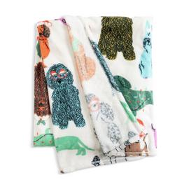 Habitat Christmas Happy Howlidays Dog Print Throw-125x150cm