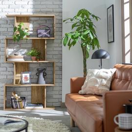 Habitat Nomad Blocked Bookcase - Oak