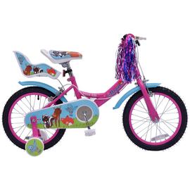Pedal Pals Girls Magimals 16 Inch Wheel Size Steel Bike