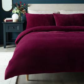 Habitat Slinky Fleece Berry Bedding Set