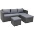 Argos Home Mini Corner Sofa Set with Storage