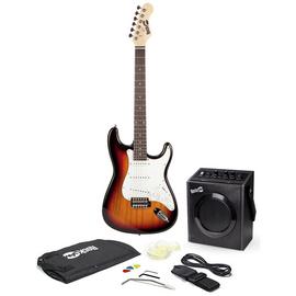 RockJam Full Size Electric Guitar Super Kit - Sunburst