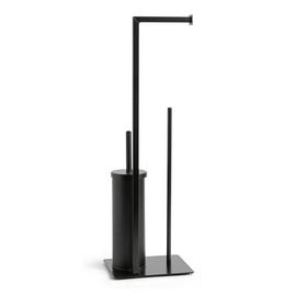 Habitat 3-in-1 Toilet Roll Holder - Black