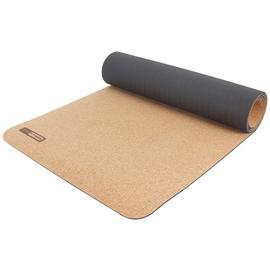 Pro Fitness 5mm Cork & TPE Yoga Exercise Mat & Carry Strap