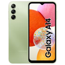 SIM Free Samsung Galaxy A14 64GB Mobile Phone - Light Green