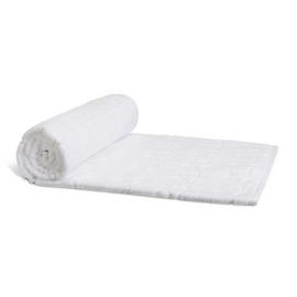 Habitat Christmas Embossed Star Bath Towel - White