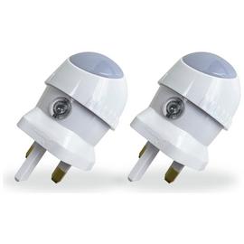 Dreambaby Auto Swivel LED Night Lights - 2 Pack