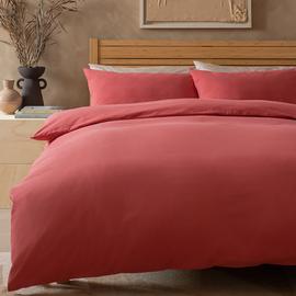 Habitat Stonewashed Cotton Plain Bedding Set