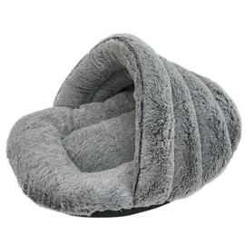Fluffy Hooded Pet Bed - Large