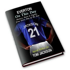 Personalised Message Everton On This Day Book
