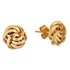 Revere 9ct Gold Knot Stud Earrings
