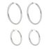 Revere Sterling Silver Set of 2 Hoop Earrings